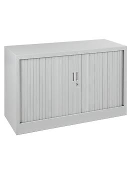 Armoire à portes roulantes - Gris - H 69 x 120 x 43 CM - Proflight