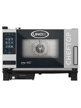 Cheftop Mindplus - H 53.8 x 75 x 78.3 CM - 55.6 KG - 380 - 415 - Zonder - Stekker V - 5000 W - RVS - +30°C / +260°C - Unox - 596214