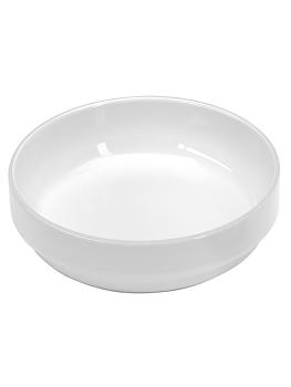 Bol à spaghetti - H 5 CM - 0.2 KG - Ø18 CM - Porcelaine - Blanc - 385118