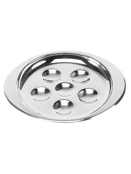 Coquille d'escargot - 17,5 x 13,6 CM - 0,18 KG - acier inoxydable - 815037