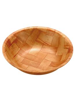 Corbeille à pita/pain - H 4 CM - 0.05 KG - Ø15 CM - Bois tressé - 861060