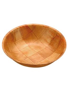 Corbeille à pita/pain - H 5 CM - 0.07 KG - Ø20 CM - Bois tressé - 861061