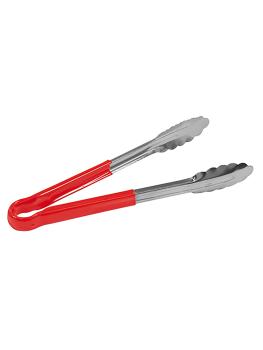 Pince à servir - 0,1 KG - 23 CM - acier inoxydable - Rouge - +0°C / +82°C - 125125