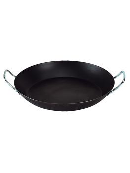 Poêle à paella - H 5 CM - 1.61 KG - Ø36.8 CM - Plaque d'acier - Acheteur - 001042
