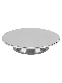 Porte-gâteau - H 6 CM - 0,6 KG - Ø30 CM - inox 18/08 - 055060