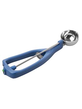 Cuillère à glace - 0.145 KG - Ø4.7 CM - acier inoxydable 18/10 - Bleu - 0.036 Litre - Stöckel - 040236
