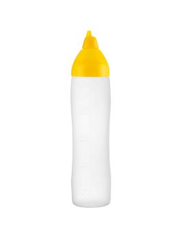 Flacon doseur - H 26.1 CM - 0.065 KG - Ø6 CM - Polyéthylène (Ldpe) - Jaune - 0.5 Litre - Araven - 962091