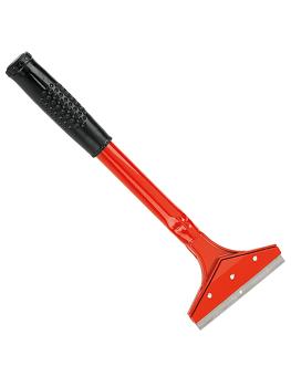 Grattoir pour plaques de cuisson - 10 CM - 1 KG - 30 CM - Métal - Rouge - 316780