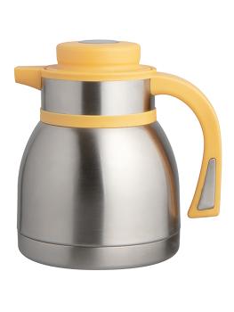 Pichet isotherme - H 18 CM - 0,7 KG - acier inoxydable 18/10 - Jaune - 1 Litre - 595055