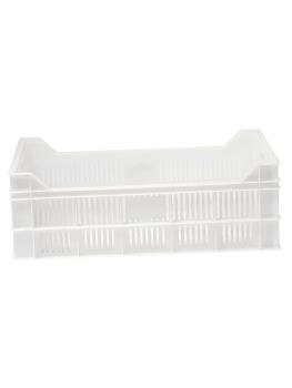 Stapelbak - H 20.8 x 60 x 40 CM - 2 KG - Wit - 35 Liter - Denox - 600004