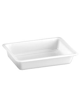 Poubelle de repos - H 7 x 34 x 23,5 CM - 0,275 KG - Polypropylène - Blanc - 3 litres - - -40°C / +75°C - Denox - 600011