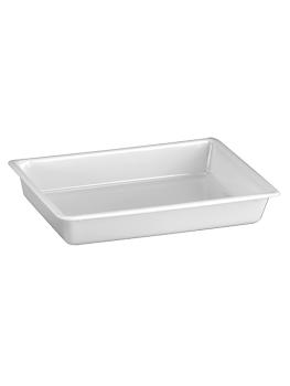 Poubelle de repos - H 8 x 48 x 33 CM - 0,58 KG - Polypropylène - Blanc - 8 litres - - -40°C / +75°C - Denox - 600013