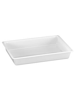 Poubelle de repos - H 8,5 x 53,5 x 38,5 CM - 0,8 KG - Polypropylène - Blanc - 12 litres - - -40°C / +75°C - Denox - 600014