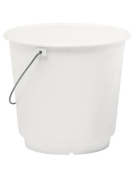 Seau - H 33.5 CM - 0.817 KG - Ø36 CM - Polypropylène - Blanc - 20 Litre - Denox - 600023