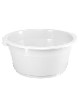 Corbeille de repos - H 25 CM - 1.09 KG - Ø53.5 CM - Polypropylène - Blanc - 35 Litres - Denox - 600044