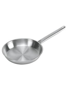 Poêle Lyonnaise - H 4,2 CM - 0,815 KG - Ø22 CM - Inox 18/10 - Pujadas - 720104