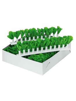 Décoration verte - H 7 x 2,5 CM - 0,49 KG - 29 CM - Polythène - Vert - 828001