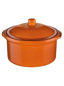 Cocotte - H 8,5 CM - 1 KG - Ø17 CM - Faïence - Terre cuite - 1,15 Litre - Regas - 540121