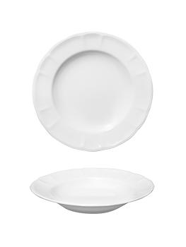 Assiette - H 3.8 CM - 0.54 KG - Ø23 CM - Porcelaine - Blanc - 765035