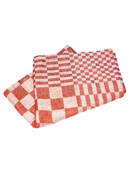 Torchon - 60 CM - 0.115 KG - 60 CM - Coton - Rouge - 878013