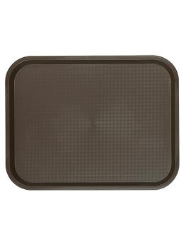 Plateau - H 2 x 35 x 27 CM - 0,28 KG - Polypropylène - Marron - Caterchef - 430151