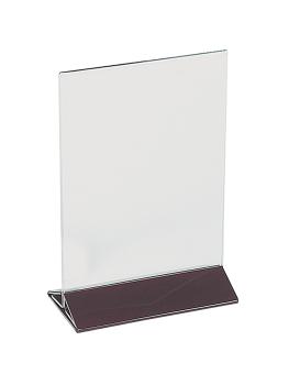 Porte-menu - H 18 x 13 x 7 CM - 0,2 KG - plexiglas - Transparent - 880011