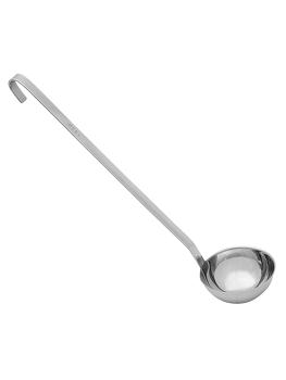 Louche - 0,12 KG - Ø10 CM - 35 CM - acier inoxydable - 0,25 litre - 720445