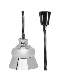 Hotte chauffante - H 21 CM - 1 KG - Ø22,8 CM - 220 - 240 V - Métal - Chromé - Caterchef - 688042