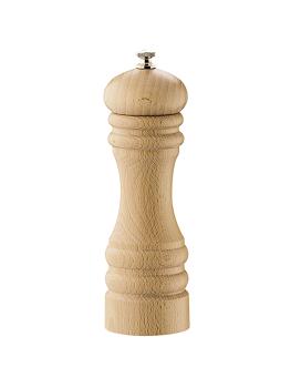 Moulin à sel - H 18 CM - 0,2 KG - Ø5,9 CM - Bois de hêtre - Blanc - Zassenhaus - 892150