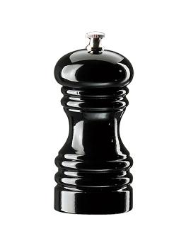 Moulin à poivre - H 12 CM - 0,14 KG - Ø5,4 CM - Bois de hêtre - Noir - Zassenhaus - 892201