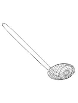 Poêle à frire - 0,11 KG - Ø12 CM - 38 CM - inox - 894004