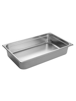 Bac gastronorme - 1/1 GN - 13,7 Litre - H 10 x 53 x 32,5 CM - Inox - Caterchef - 953113