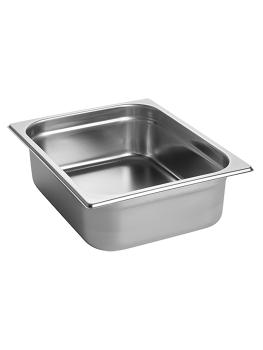 Bac gastronorme - 1/2 GN - 6,1 Litre - H 10 x 32,5 x 26,5 CM - Inox - Caterchef - 953123