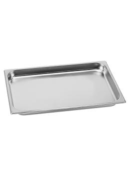 Bac gastronorme - 1/4 GN - 0,5 litre - H 2 x 26,5 x 16,2 CM - inox - Caterchef - 953652