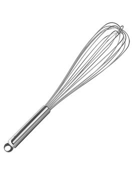 Fouet - 0.5 KG - 45 CM - acier inoxydable - 969845