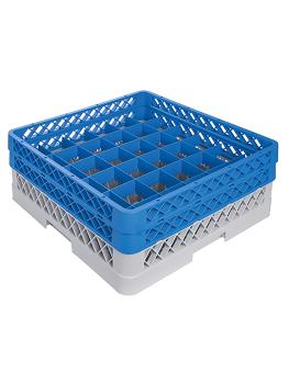Panier bécher - H 18 x 50 x 50 CM - 0,01 KG - Polypropylène - Panier bécher - CaterRacks - CR3612