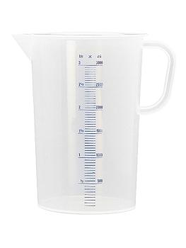 Gobelet de mesure - H 23.5 CM - 0.3 KG - Ø17 CM - Polypropylène - Transparent - 3 Litre - 027004
