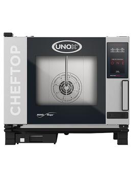 Cheftop Mindone - H 67.5 x 75 x 78.3 CM - 65.4 KG - 380 - 415 - Zonder - Stekker V - 9300 W - RVS - +30°C / +260°C - Unox - 596232