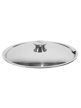 Soupière à couvercle - 0,17 KG - acier inoxydable - Avec logement pour cuillère - 857062