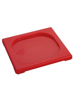 Couvercle Gastronorm - 1/6 GN - 17.6 x 16.2 CM - Polypropylène - Rouge - - -40°C / +95°C - Standard - Caterchef - 853878