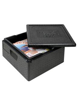 Thermobox Pizza - H 26,5 x 41,5 x 40 CM - 1,5 KG - Polypropylène - Noir - 27 Litres - Thermo Future Box - 235038