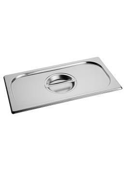 Couvercle Gastronorm - 1/3 GN - 32,5 x 17,6 CM - acier inoxydable - Standard - Caterchef - 953136