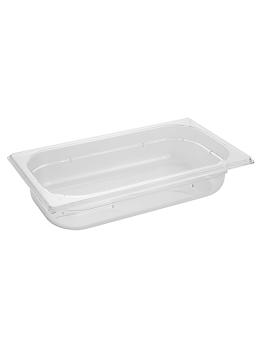 Bac gastronorme - 1/3 GN - 2,4 Litre - H 6,5 x 32,5 x 17,6 CM - Polycarbonate - Transparent - -40°C / +100°C - Caterchef - 953034