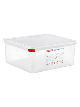 Boîte Alimentaire - 2/3 GN - 14 Litre - H 15 x 35.4 x 32.5 CM - Polypropylène - Transparent - -40°C / +95°C - Hermétique Verrouillable - Araven - 962232