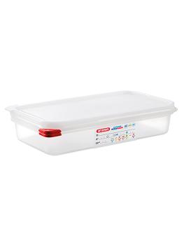 Boîte Alimentaire - 1/3 GN - 2.5 Litre - H 6.5 x 32.5 x 17.6 CM - Polypropylène - Transparent - -40°C / +95°C - Hermétique Verrouillable - Araven - 962334