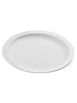 Plaque - 0.116 KG - Ø20.8 CM - Polycarbonate - Blanc - 532040