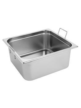 Bac gastronorme - 2/3 GN - 13 Litres - H 15 x 35.4 x 32.5 CM - inox - Caterchef - 953432