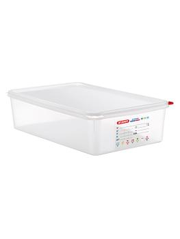 Boîte Alimentaire - 1/1 GN - 13.7 Litre - H 10 x 53 x 32.5 CM - Polypropylène - Transparent - -40°C / +95°C - Hermétique Verrouillable - Araven - 962313