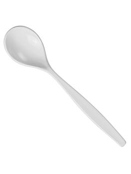 Cuillère à café - 0.1 KG - 16 CM - Styrène-Acrylonitrile (San) - Blanc - WACA - 937151