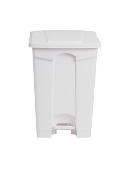 Poubelle - 45 Litres - Blanc - H 60 x 40,5 x 39,5 CM - Polypropylène - Jantex - DC709